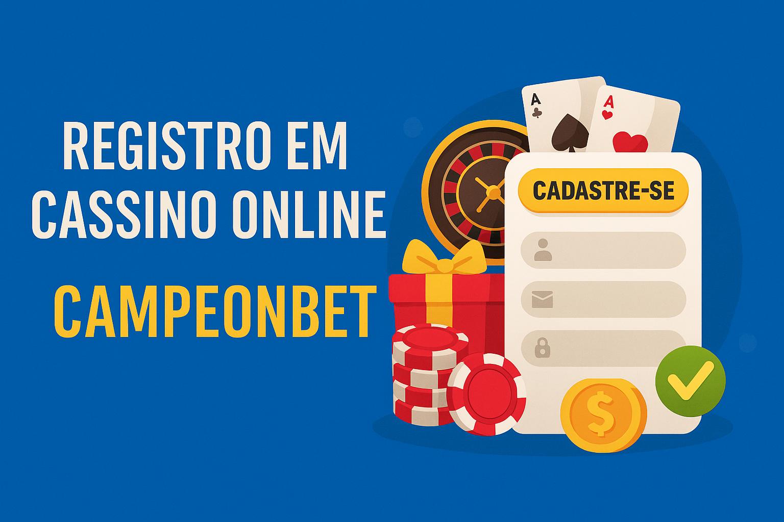 Não Perca tempo, o rRgistro na site CAMPEONBET