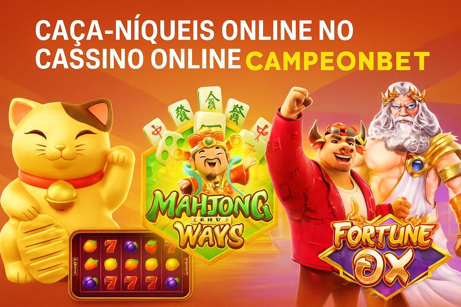 Explore o mundo das slot machines no CAMPEONBET Casino